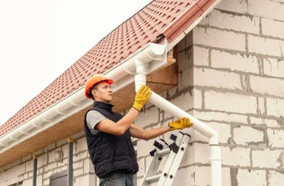 Pose et remplacement de gouttières à Vanlay